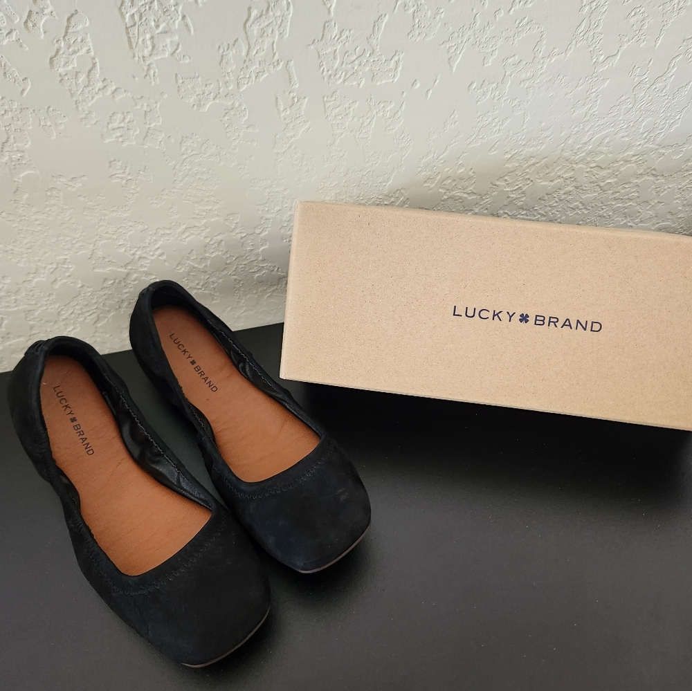 Lucky Brand Women's Classic Black Loafers
